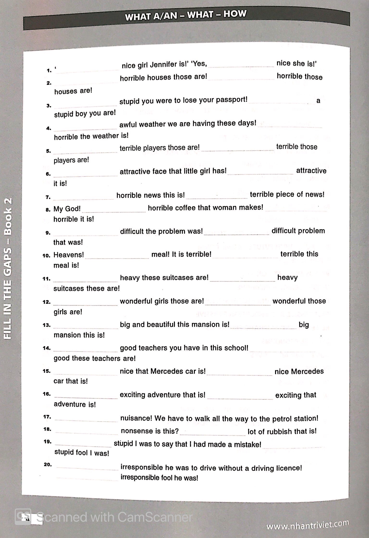 bộ fill in the gaps book 2 - Ảnh 4