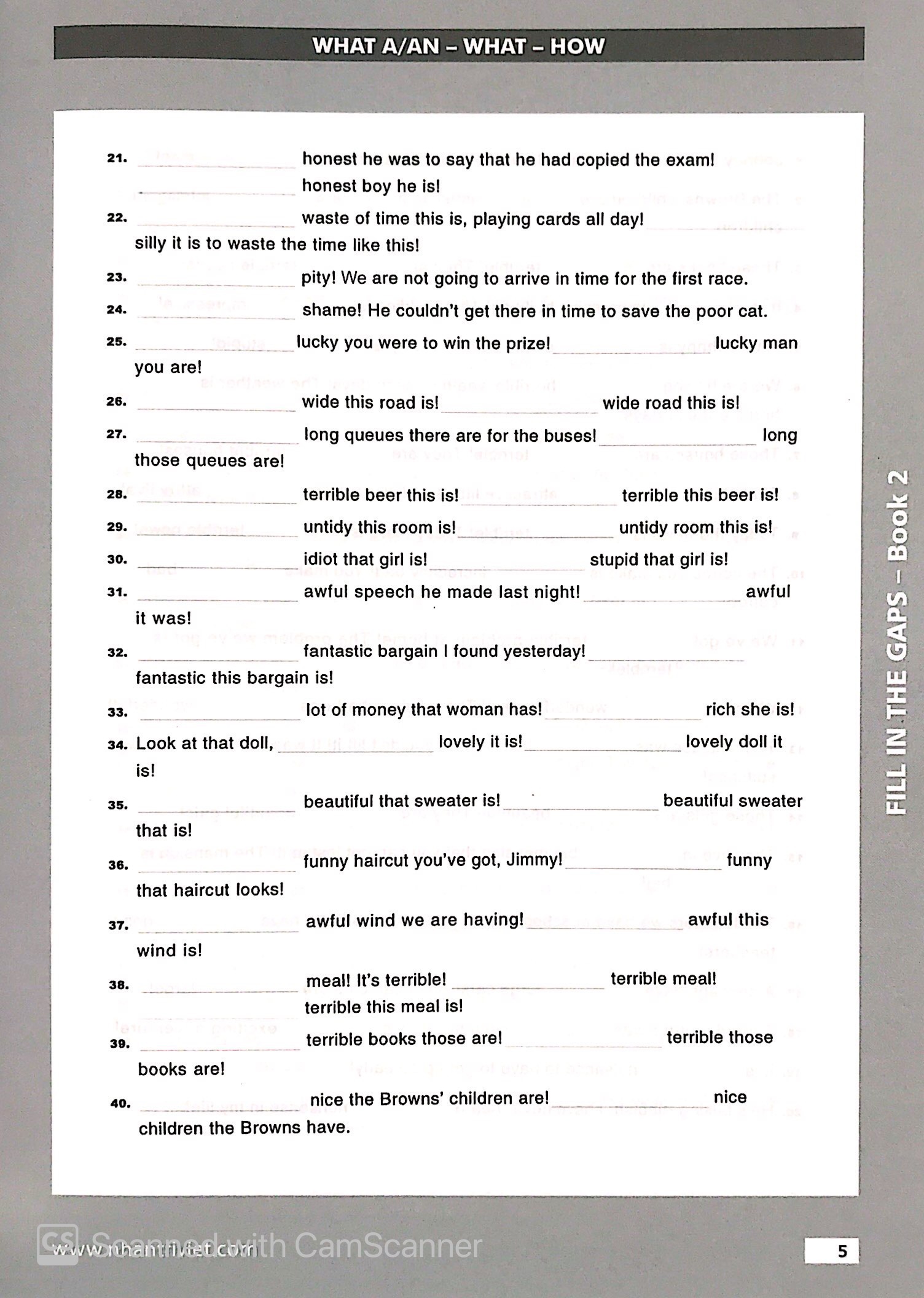 bộ fill in the gaps book 2 - Ảnh 5