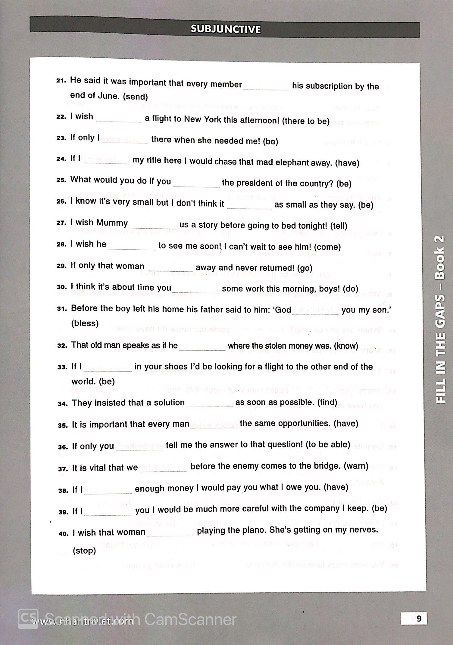 bộ fill in the gaps book 2 - Ảnh 9