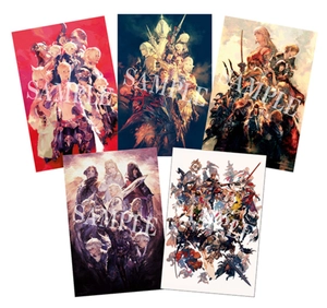 bộ final fantasy xiv ポストカードブック - final fantasy xiv postcard book - Ảnh 3