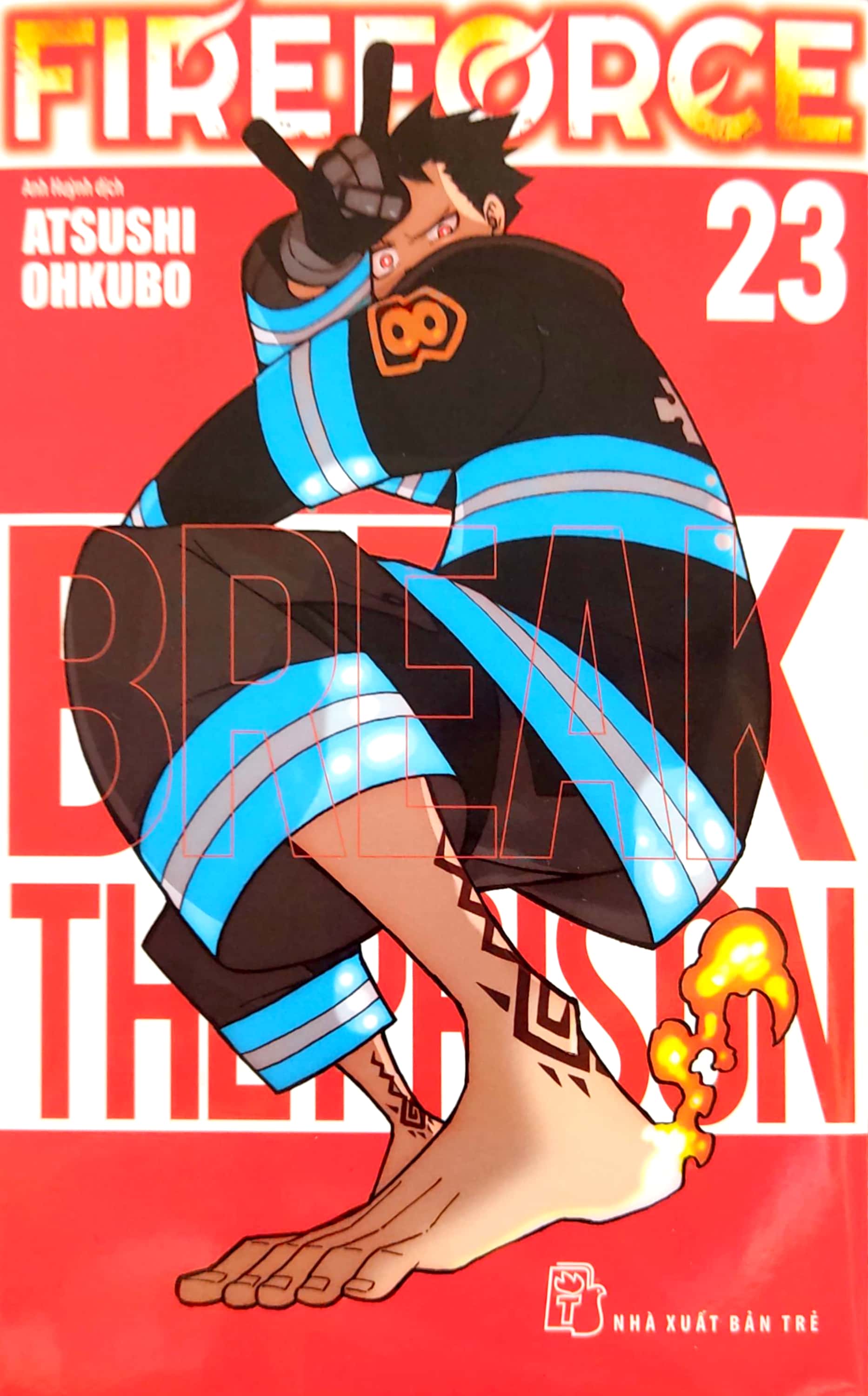 bộ fire force - tập 23 - tặng kèm bookmark giấy hình nhân vật - Ảnh 3