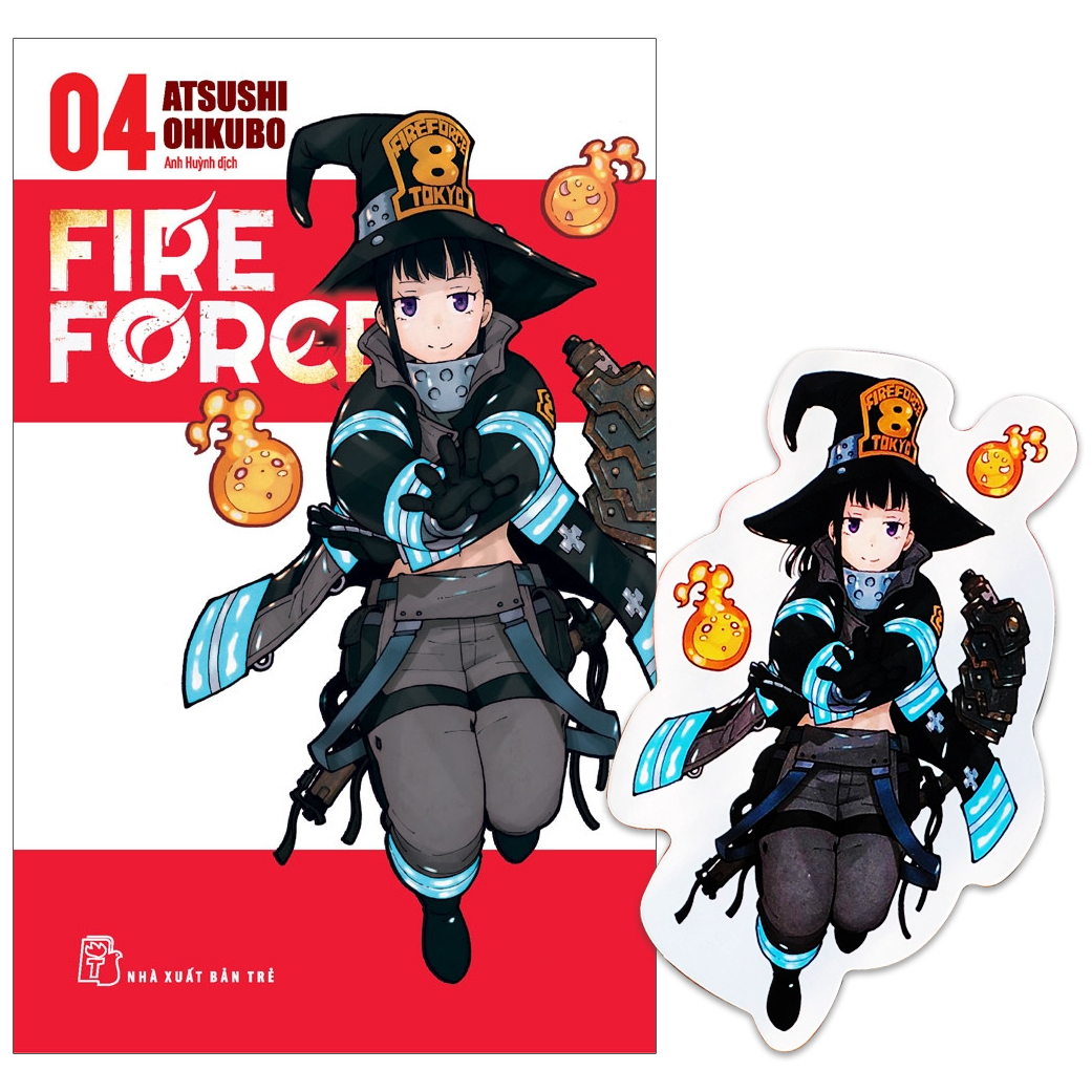 bộ fire force - tập 4 - tặng kèm bookmark giấy hình nhân vật - Ảnh 3