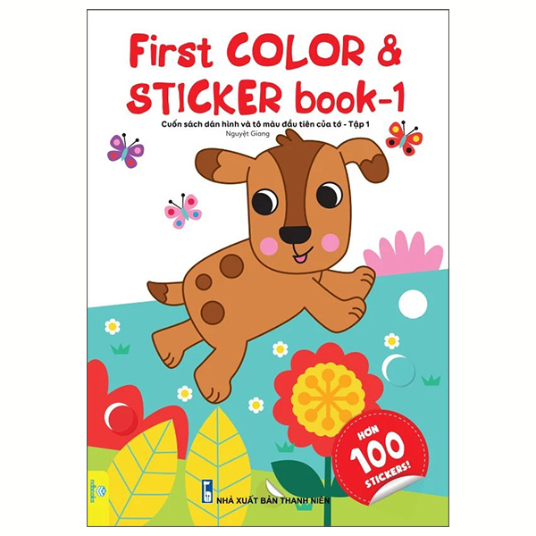 Bộ First Color And Sticker Book - Cuốn Sách Dán Hình Và Tô Màu Đầu Tiên Của Tớ - Tập 1