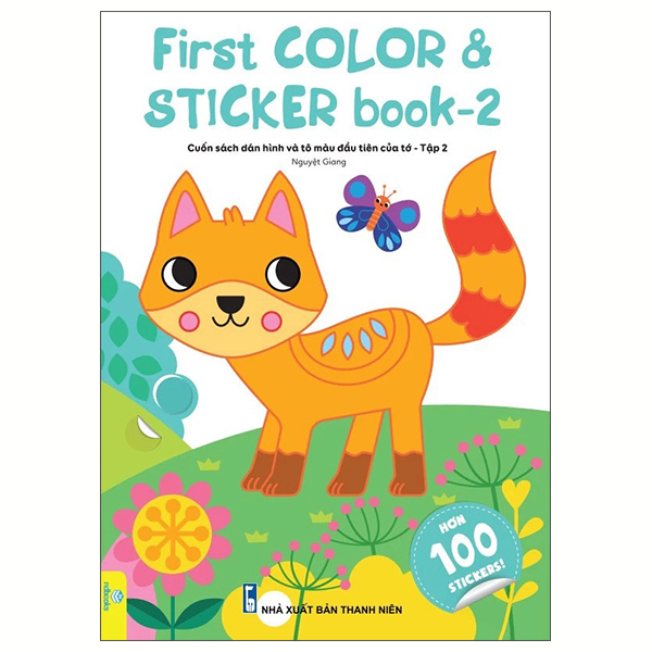 Bộ First Color And Sticker Book - Cuốn Sách Dán Hình Và Tô Màu Đầu Tiên Của Tớ - Tập 2