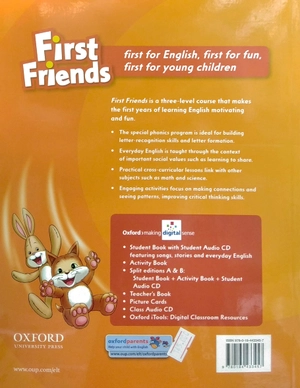 bộ first friends 3 student book and audio cd pack amed - Ảnh 7