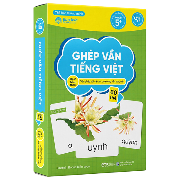 Bộ Flashcard - Thẻ Học Thông Minh - Ghép Vần Tiếng Việt - Bộ 1 Cơ Bản (60 Thẻ) - Ảnh 10