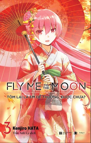 bộ fly me to the moon - tóm lại là em dễ thương, được chưa? - tập 3 - bản đặc biệt - tặng kèm postcard đen trắng + huy hiệu vuông - Ảnh 2