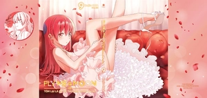 bộ fly me to the moon - tóm lại là em dễ thương, được chưa? - tập 9 - bản đặc biệt - tặng kèm postcard + bìa thêm + huy hiệu + poster - Ảnh 4