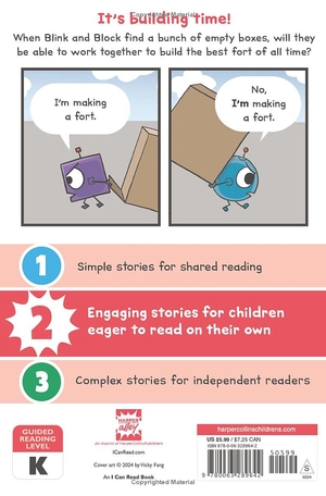 bộ friendbots: blink and block build a fort (i can read comics level 2) - Ảnh 9