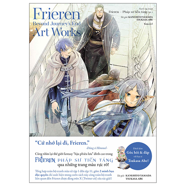 Bộ Frieren Beyond Journey's End Art Works - Tuyển Tập Tranh Frieren - Pháp Sư Tiễn Táng - Tập 1 - Tặng Kèm Obi