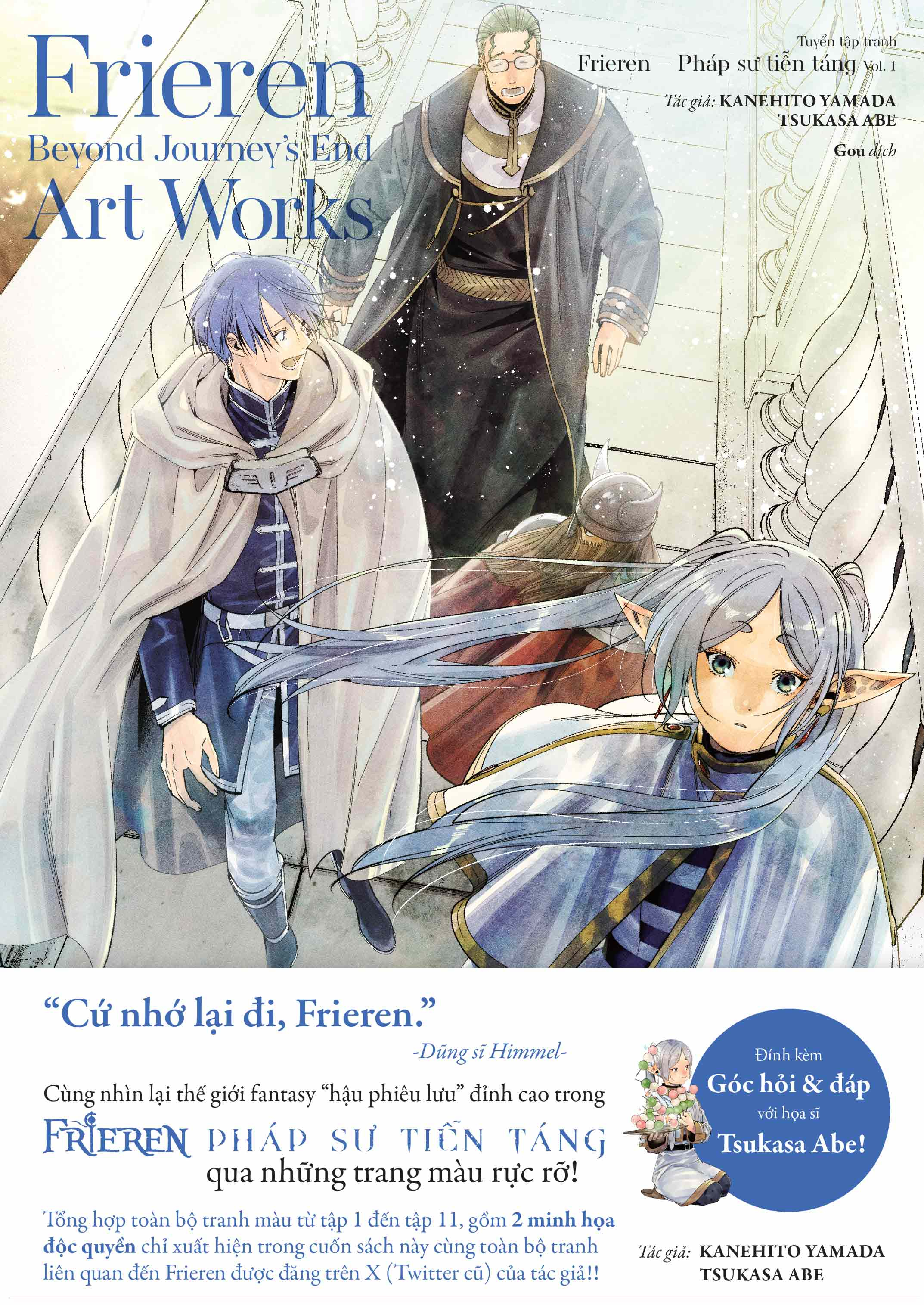 Bộ Frieren Beyond Journey's End Art Works - Tuyển Tập Tranh Frieren - Pháp Sư Tiễn Táng - Tập 1 - Tặng Kèm Obi - Ảnh 2