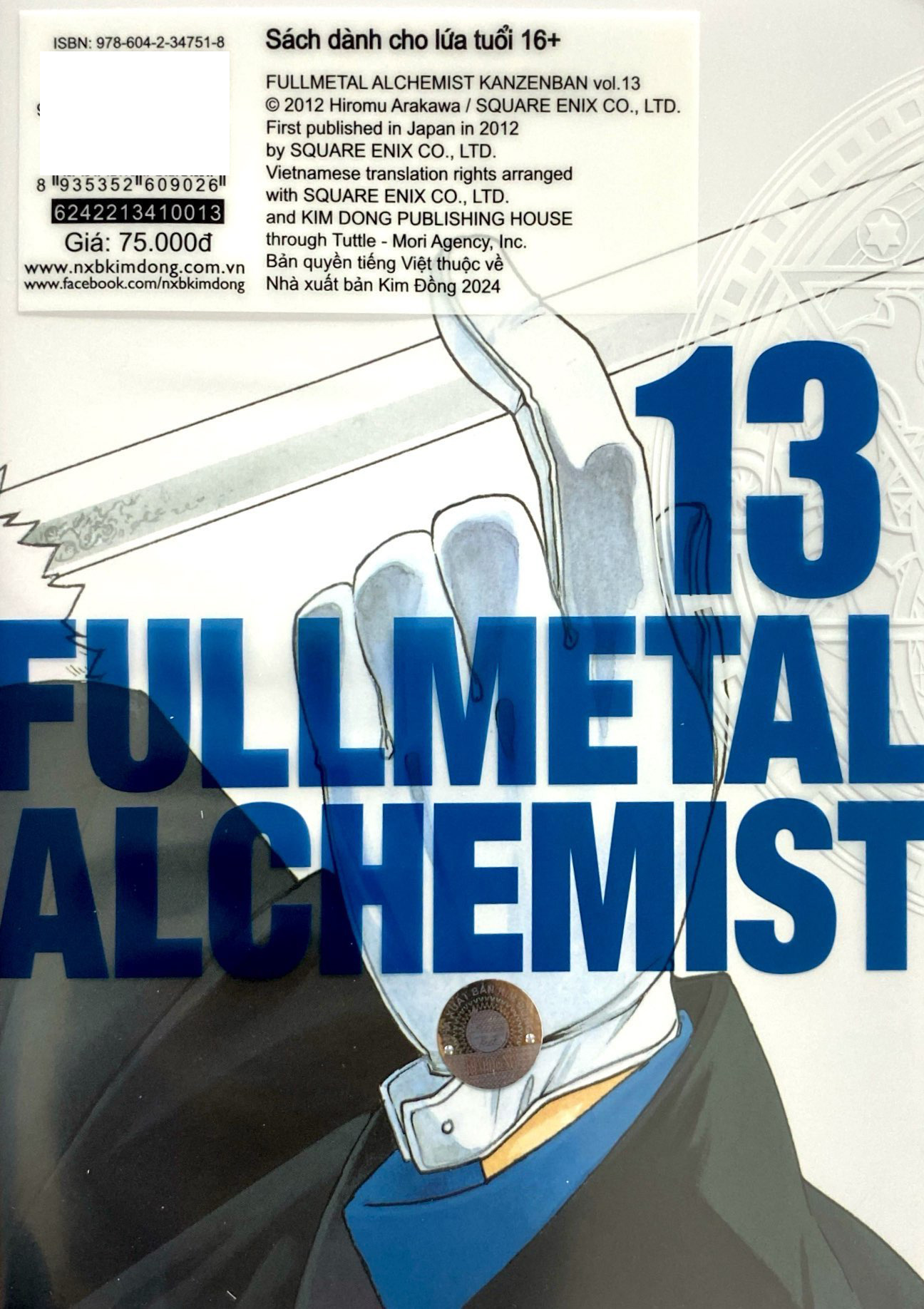 Bo
						
										
										Fullmetal Alchemist - Cang Gia Kim Thuat Su - Fullmetal Edition - Tap 13 (Tai Ban 2024) - Ảnh 6