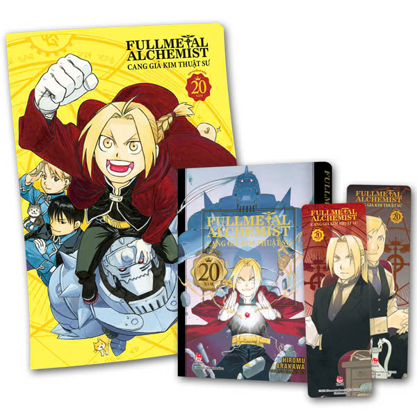 Bộ Fullmetal Alchemist - Cang Giả Kim Thuật Sư - Hợp Tuyển Kỉ Niệm 20 Năm - Tặng Kèm 2 Bookmark Nhựa Trong + 1 Poster