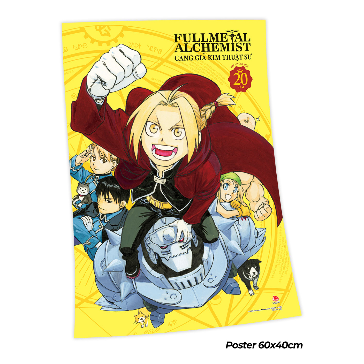 Bộ Fullmetal Alchemist - Cang Giả Kim Thuật Sư - Hợp Tuyển Kỉ Niệm 20 Năm - Tặng Kèm 2 Bookmark Nhựa Trong + 1 Poster - Ảnh 4