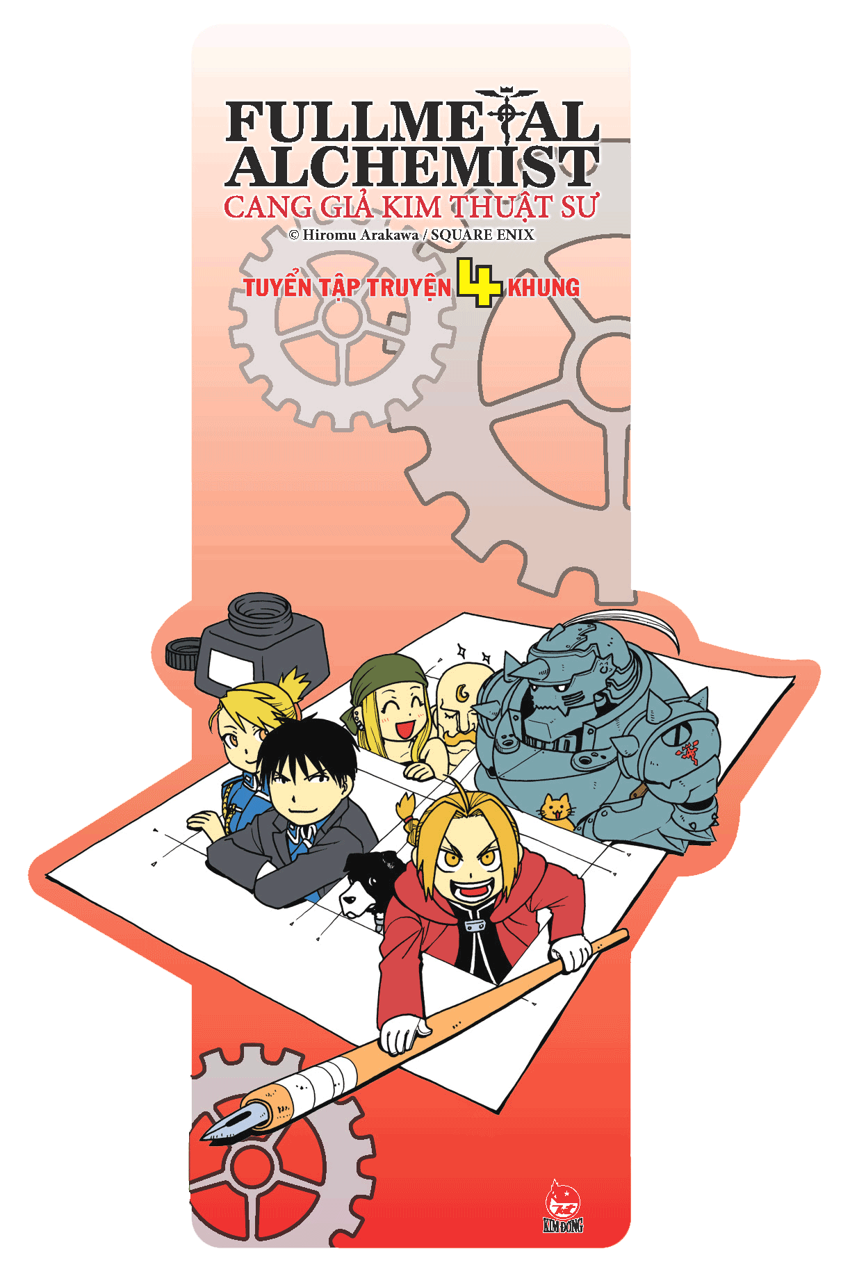 bộ fullmetal alchemist - cang giả kim thuật sư - tuyển tập truyện 4 khung - tặng kèm bookmark - Ảnh 3