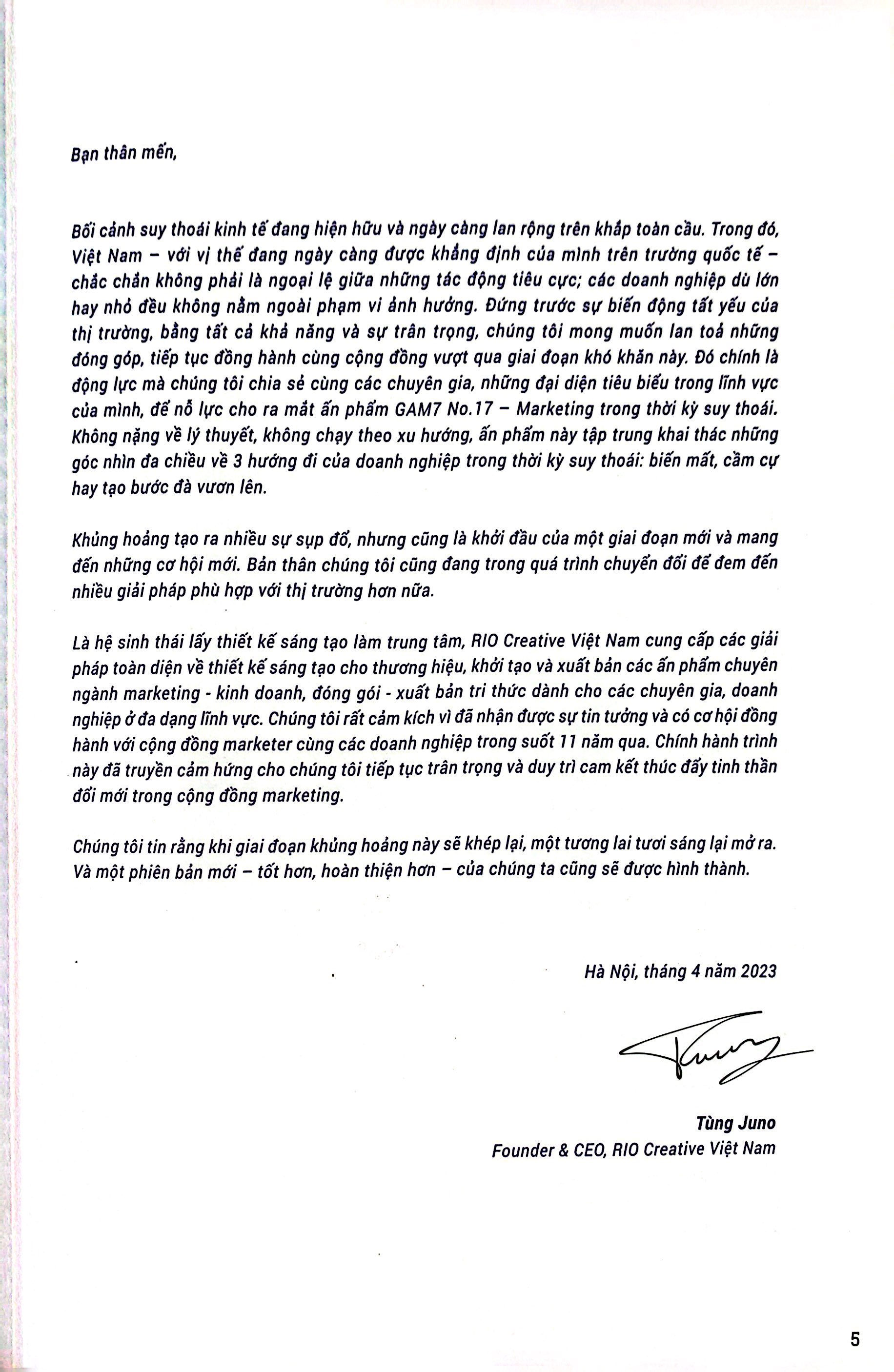 bộ gam7 book no.17 - marketing trong thời kỳ suy thoái (biến mất, cầm cự hay bước đà vươn lên) - Ảnh 3