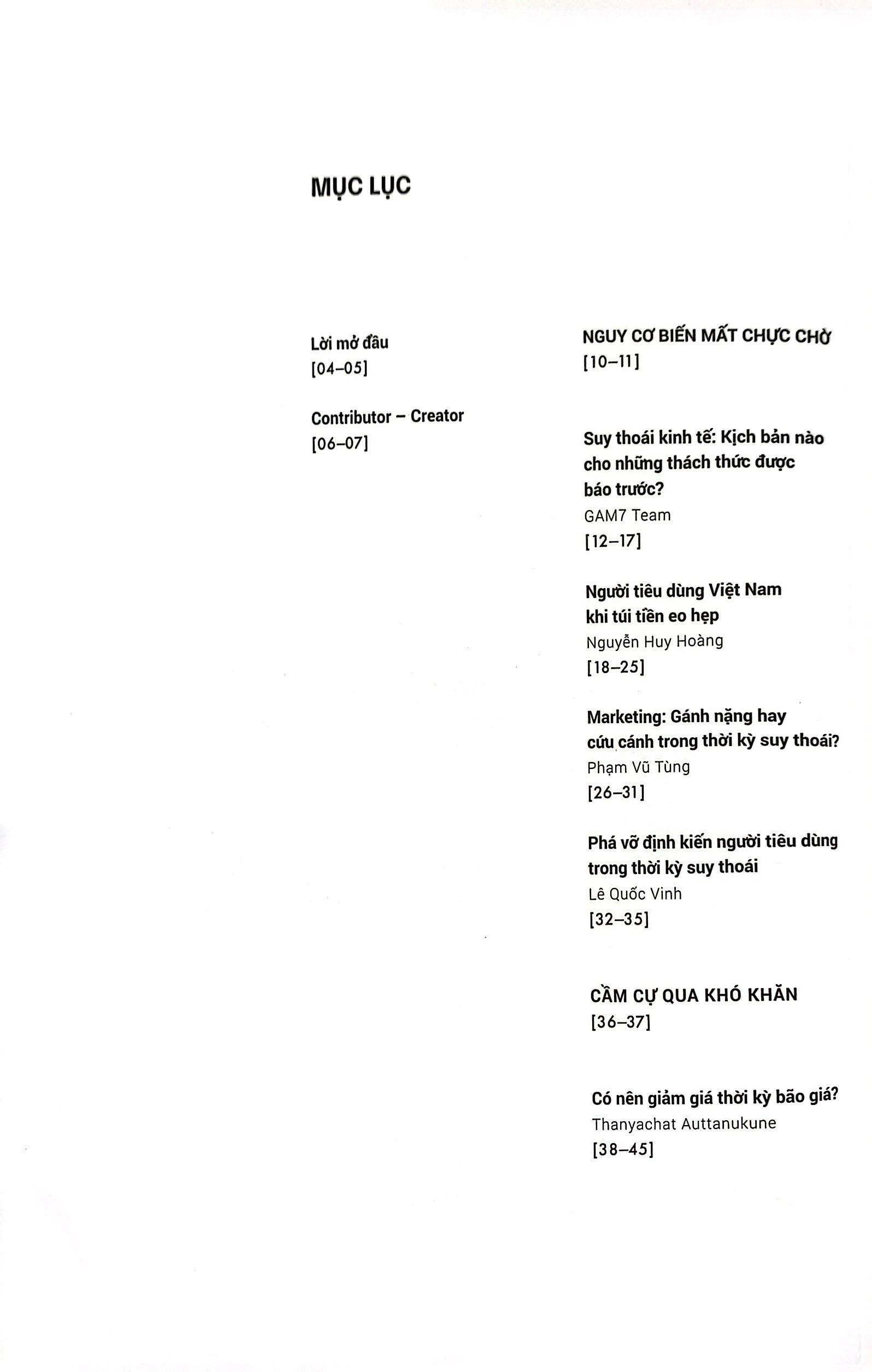 bộ gam7 book no.17 - marketing trong thời kỳ suy thoái (biến mất, cầm cự hay bước đà vươn lên) - Ảnh 6