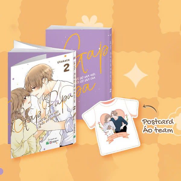 Bộ Gap Papa - Hết Giờ Làm Việc, Tới Giờ Làm Cha - Tập 2 - Bản Đặc Biệt - Tặng Kèm Card Giấy Bế Hình