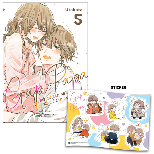 Bộ Gap Papa - Hết Giờ Làm Việc, Tới Giờ Làm Cha - Tập 5 - Bản Đặc Biệt - Tặng Kèm Sticker