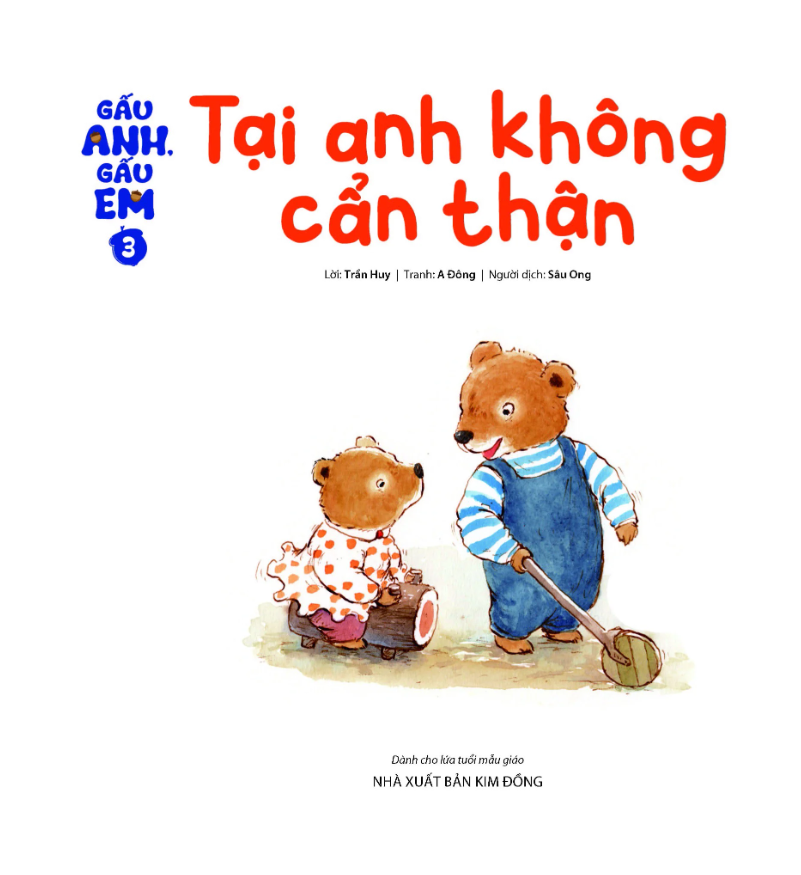 bộ gấu anh - gấu em - tập 3 - tại anh không cẩn thận - Ảnh 3