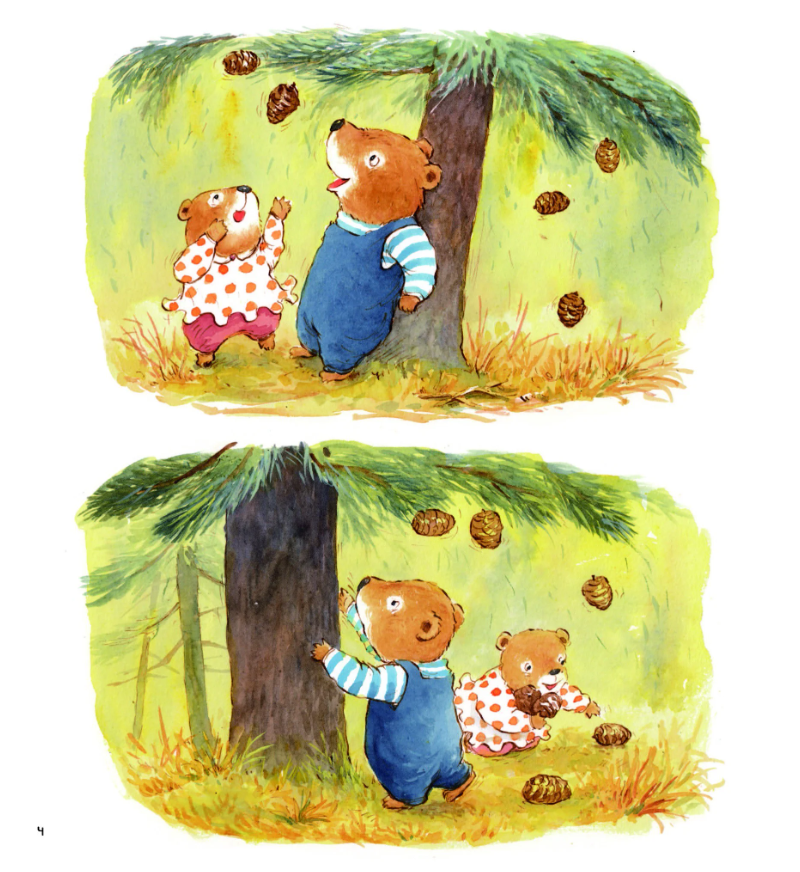 bộ gấu anh - gấu em - tập 4 - quả thông đâu rồi nhỉ? - Ảnh 4