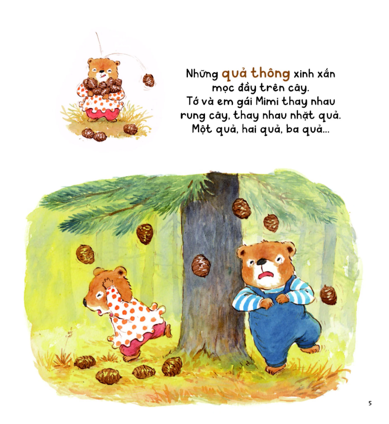 bộ gấu anh - gấu em - tập 4 - quả thông đâu rồi nhỉ? - Ảnh 5