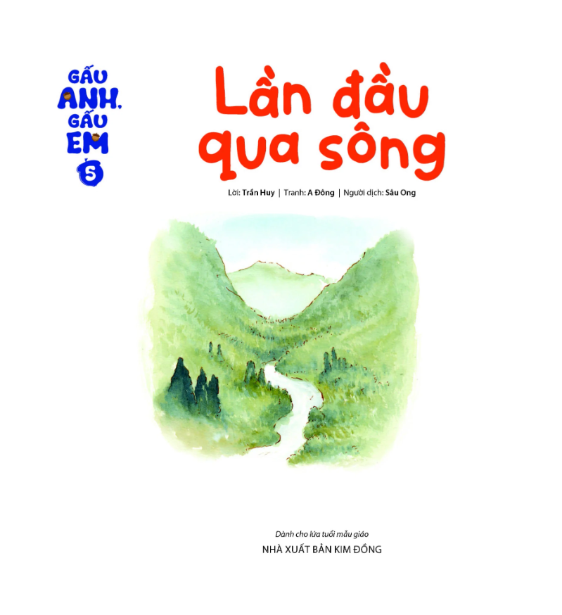 bộ gấu anh - gấu em - tập 5 - lần đầu qua sông - Ảnh 3