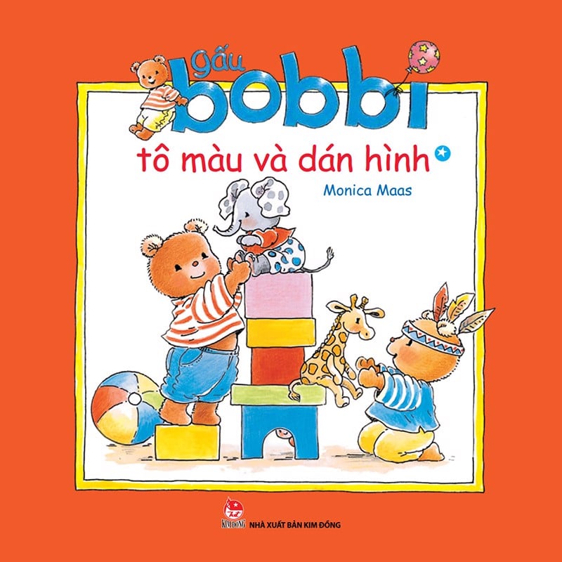 bộ gấu bobbi tô màu và dán hình - tập 1 - Ảnh 3