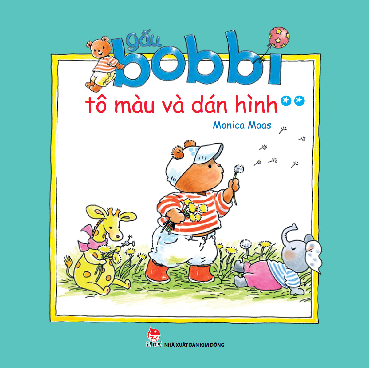 bộ gấu bobbi tô màu và dán hình - tập 2 - Ảnh 2
