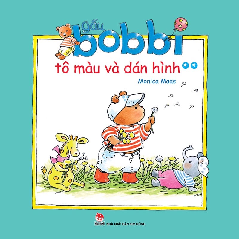 bộ gấu bobbi tô màu và dán hình - tập 2 - Ảnh 3