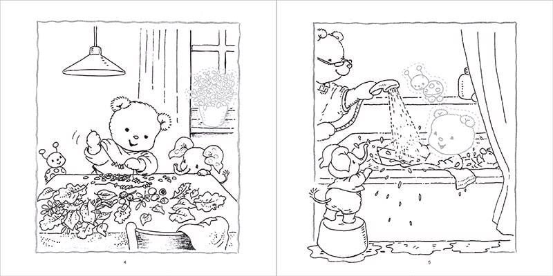 bộ gấu bobbi tô màu và dán hình - tập 2 - Ảnh 4