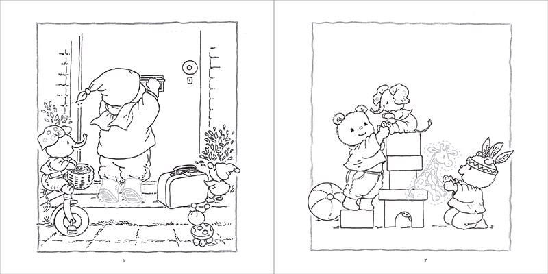 bộ gấu bobbi tô màu và dán hình - tập 2 - Ảnh 5