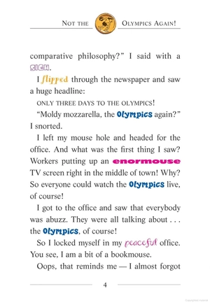 bộ geronimo and the gold medal mystery (geronimo stilton, no. 33) - Ảnh 7