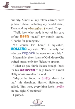 bộ geronimo stilton cavemice 14: shoo, caveflies! - Ảnh 10