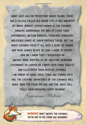 bộ geronimo stilton cavemice 7: i'm a scaredy-mouse! - Ảnh 7