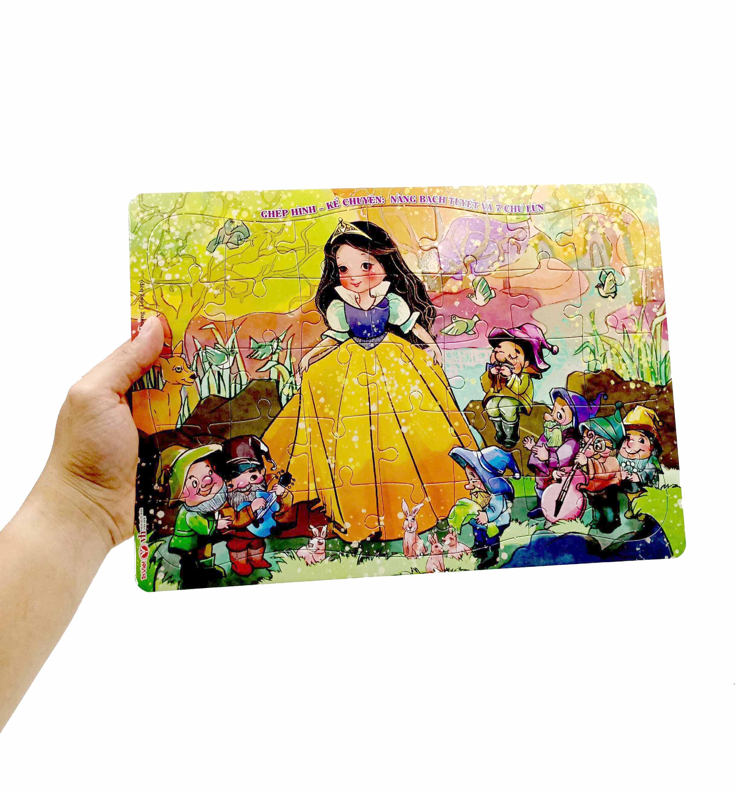 bộ ghép hình - kể chuyện: nàng bạch tuyết và 7 chú lùn - Ảnh 5