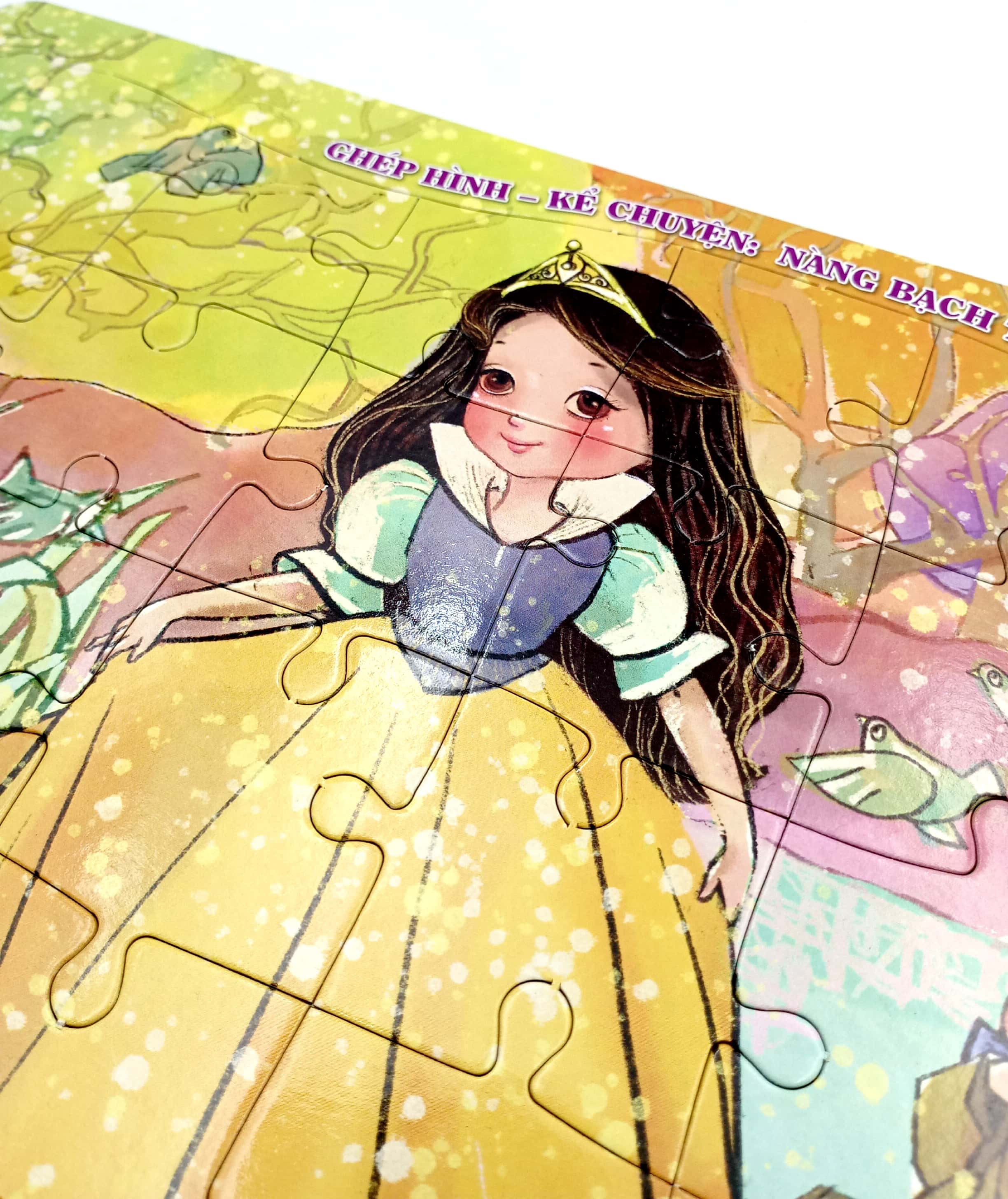 bộ ghép hình - kể chuyện: nàng bạch tuyết và 7 chú lùn - Ảnh 6