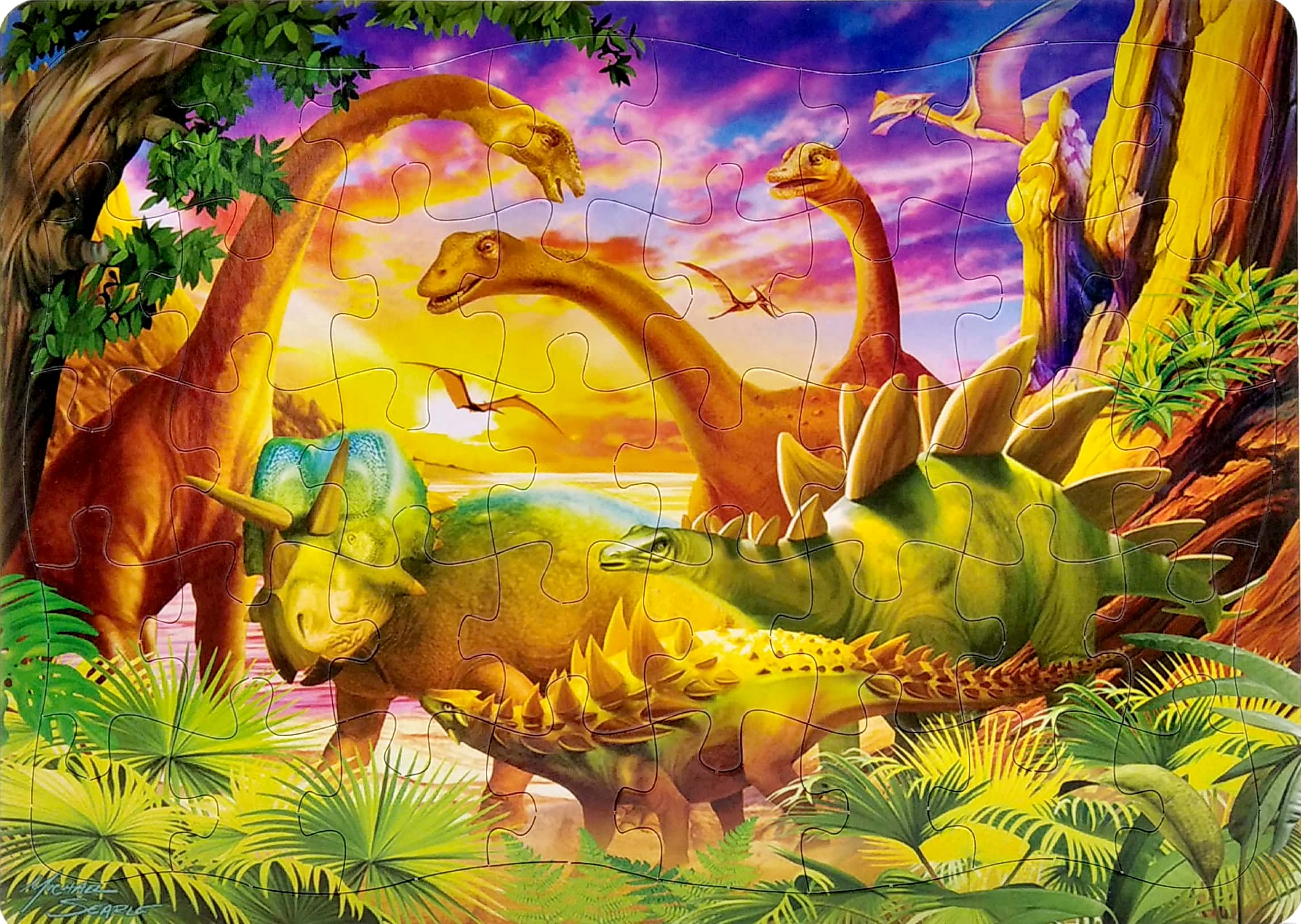 bộ ghép hình khủng long 4 (tái bản 2023) - Ảnh 2
