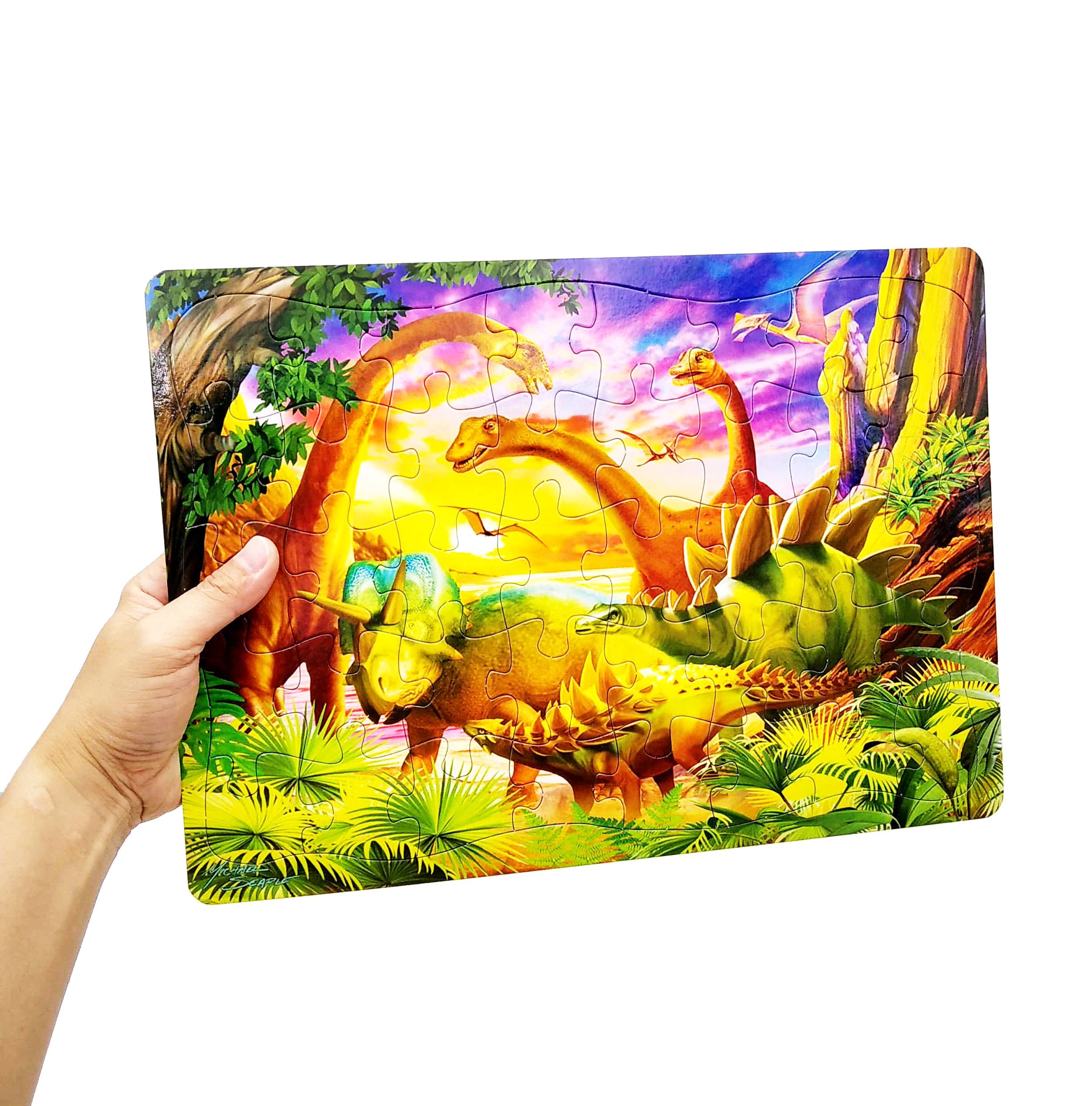 bộ ghép hình khủng long 4 (tái bản 2023) - Ảnh 4