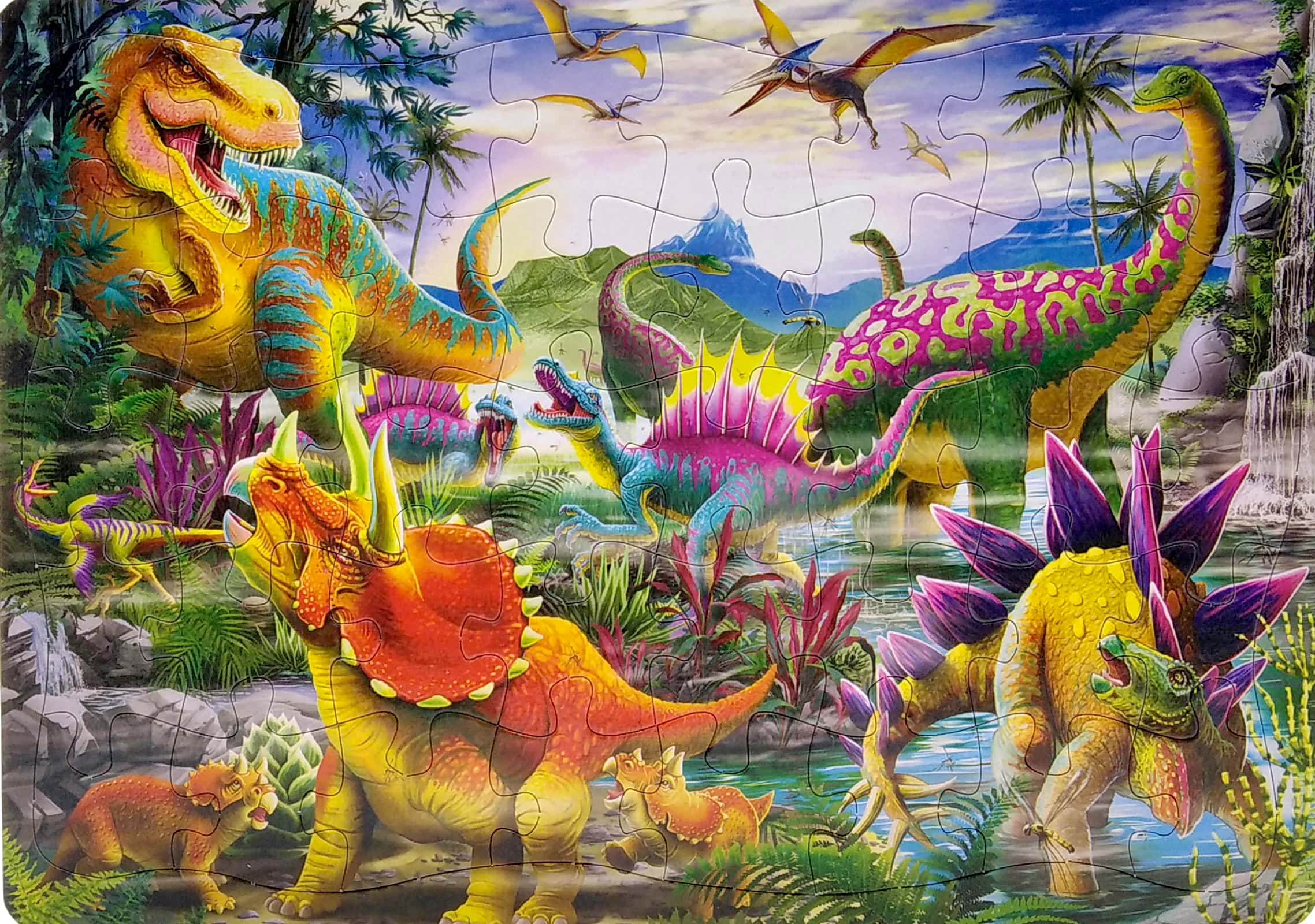 bộ ghép hình khủng long 6 (tái bản 2023) - Ảnh 2