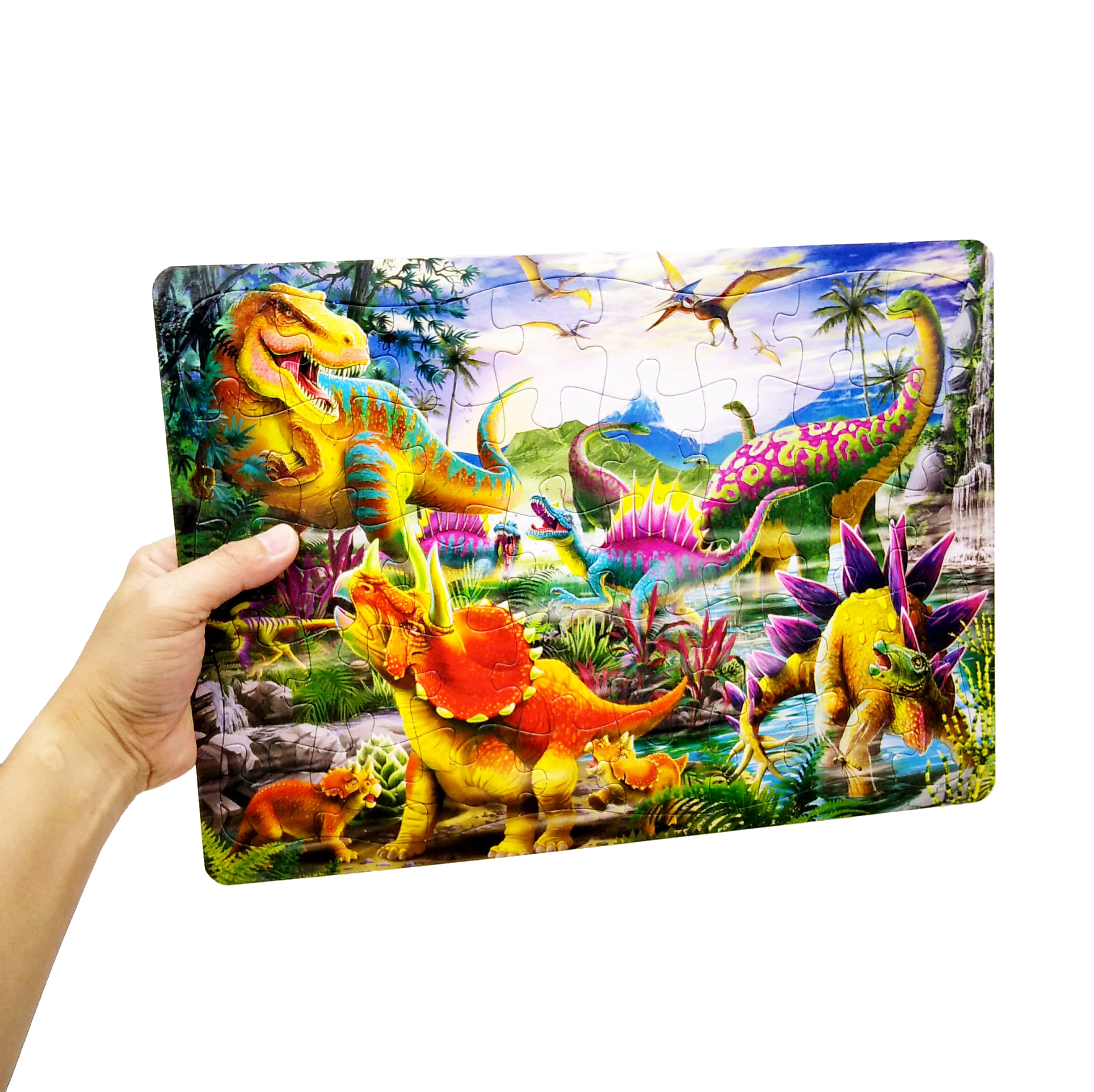 bộ ghép hình khủng long 6 (tái bản 2023) - Ảnh 4