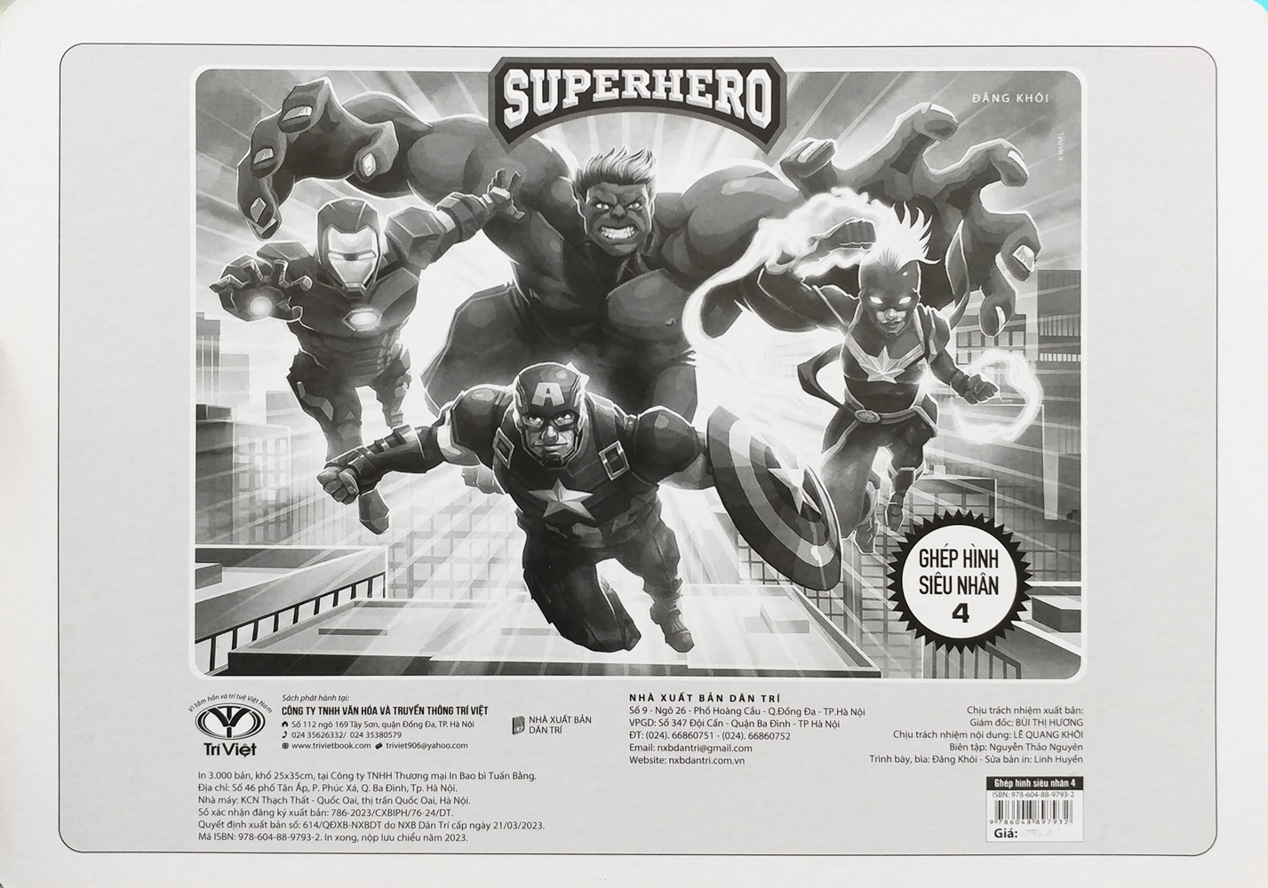 bộ ghép hình siêu nhân 4 (tái bản 2023) - Ảnh 5