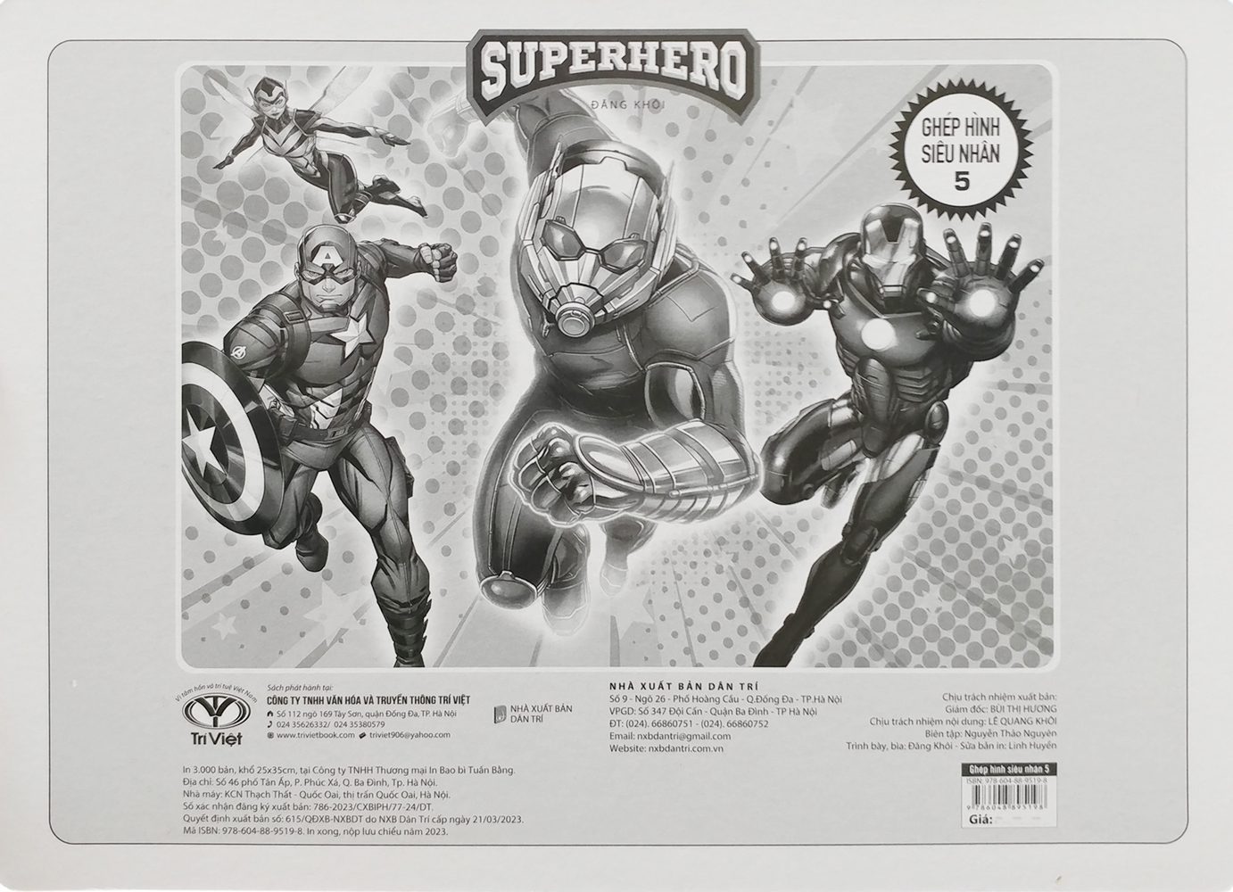 bộ ghép hình siêu nhân 5 (tái bản 2023) - Ảnh 5