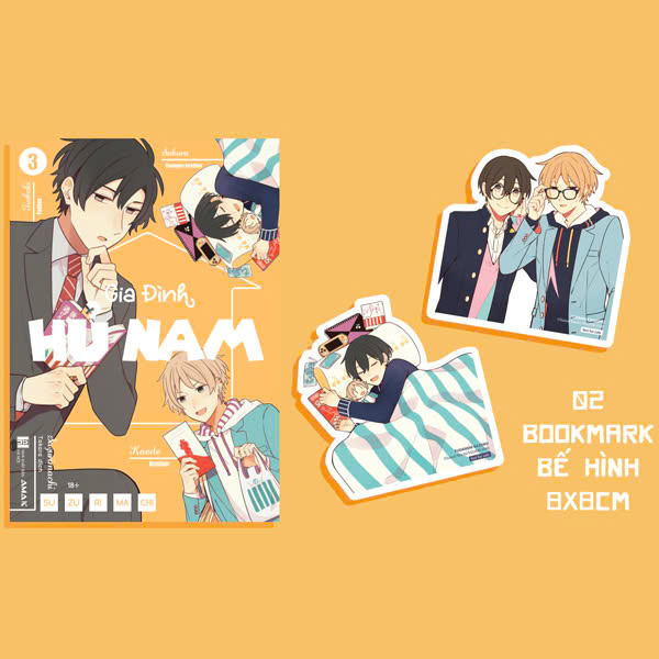 Bộ Gia Đình Hủ Nam - Tập 3 - Tặng Kèm 2 Bookmark Bế Hình
