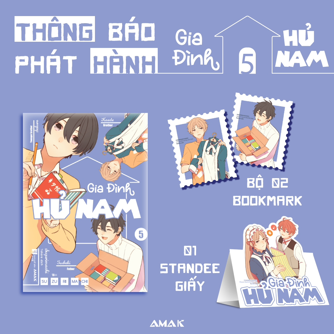 Bộ Gia Đình Hủ Nam - Tập 5 - Tặng Kèm 2 Bookmark Bế Hình+ 1 Standee Giấy - Ảnh 2