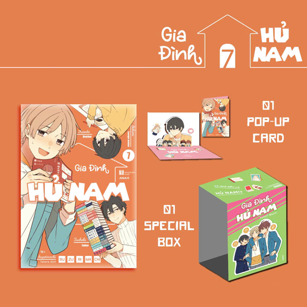 Bộ Gia Đình Hủ Nam - Tập 7 - Bản Có Box - Tặng Kèm Pop-Up Card + Special Box Kỷ Niệm