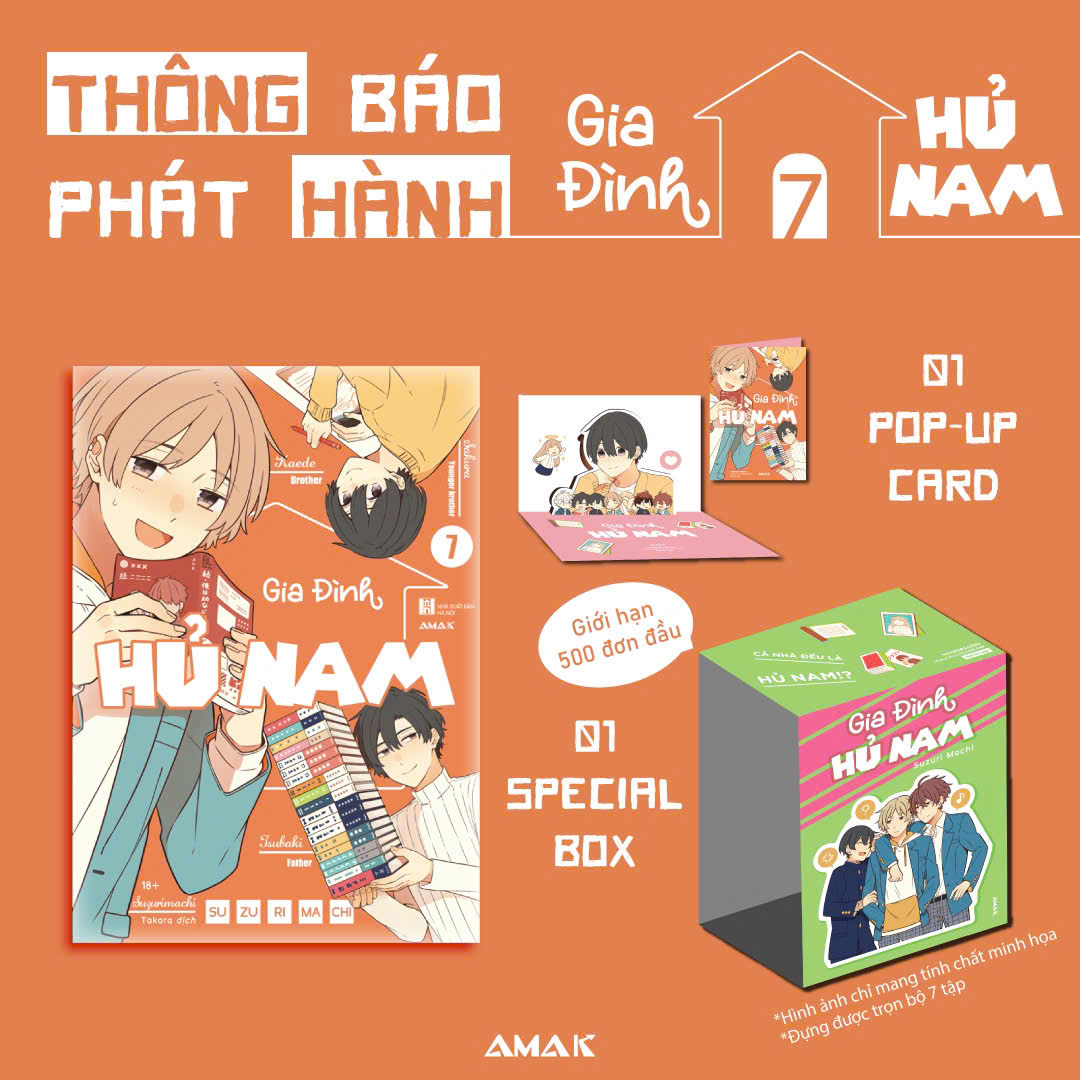 Bộ Gia Đình Hủ Nam - Tập 7 - Bản Có Box - Tặng Kèm Pop-Up Card + Special Box Kỷ Niệm - Ảnh 2