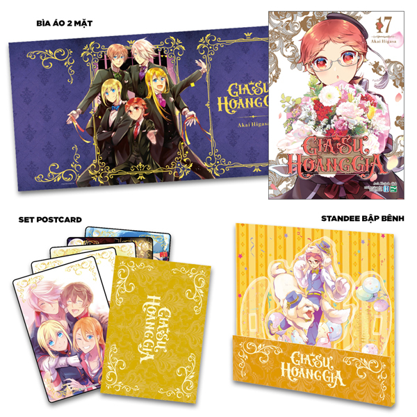 Bộ Gia Sư Hoàng Gia - Tập 17 - Bản Sưu Tầm - Tặng Kèm Bìa Áo 2 Mặt + Set Postcard + Standee Bập Bênh