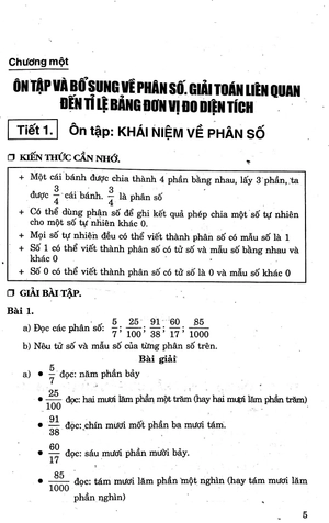 bộ giải bài tập toán 5 - tập 1 - Ảnh 3