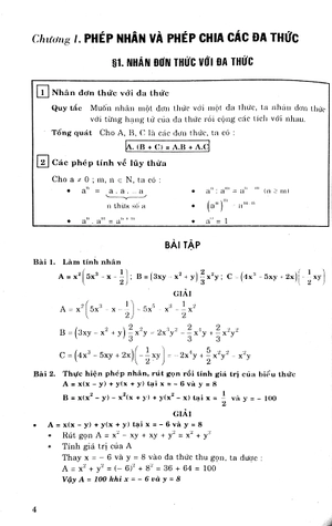 bộ giải bài tập toán 8 - tập 1 - Ảnh 4